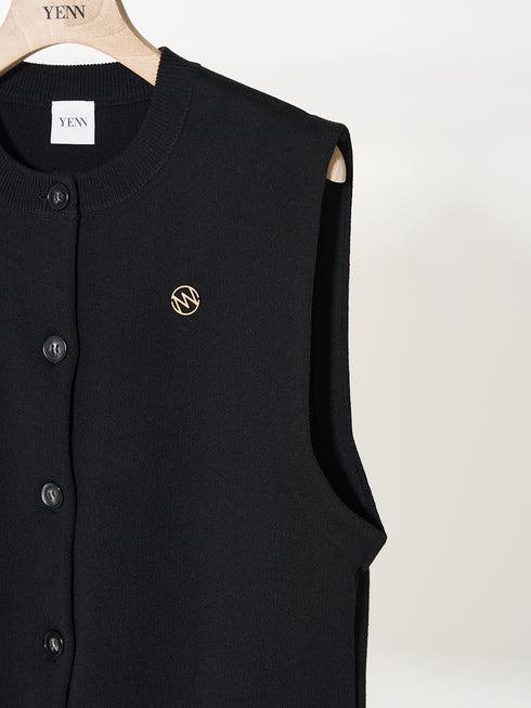 【 限定 】DOUBLE FACE KNIT VEST / Y242-91036-5
